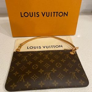 SOLD Authentic LV Monogram Mimosa Neverfull MM Pochette